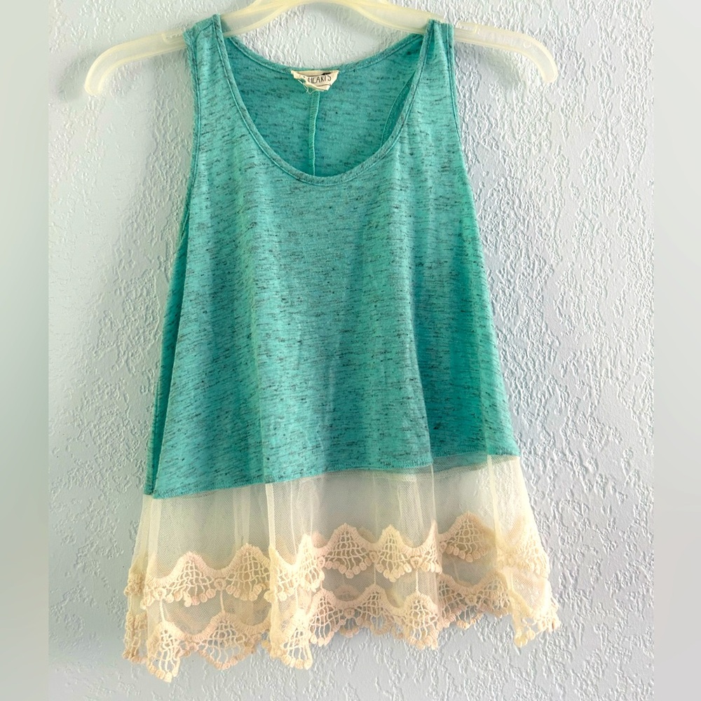 L.A. Hearts Crochet bottom tank top